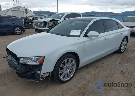 2015 Audi A8 L 3.0T z USA, uszkodzony, nr VIN WAU3GAFD7FN008940